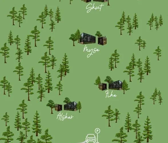 Korter Oeoed - Fika, Mysa , Skoent-with Sauna Rooslepa